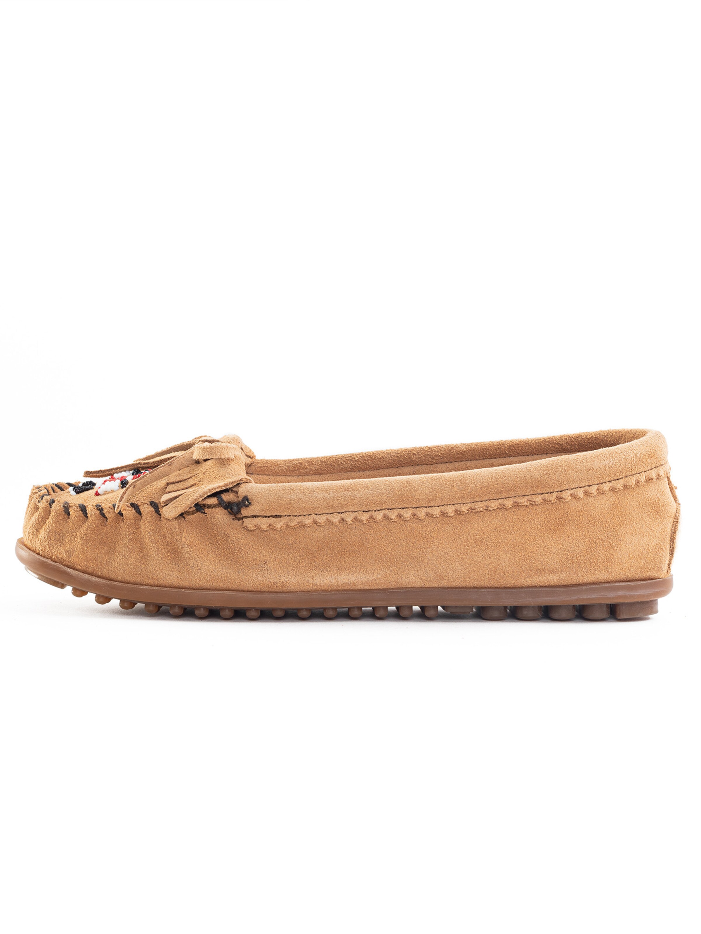 Minnetonka Mokassin &#x27;Thunderbird&#x27; in Braun: Vorderseite