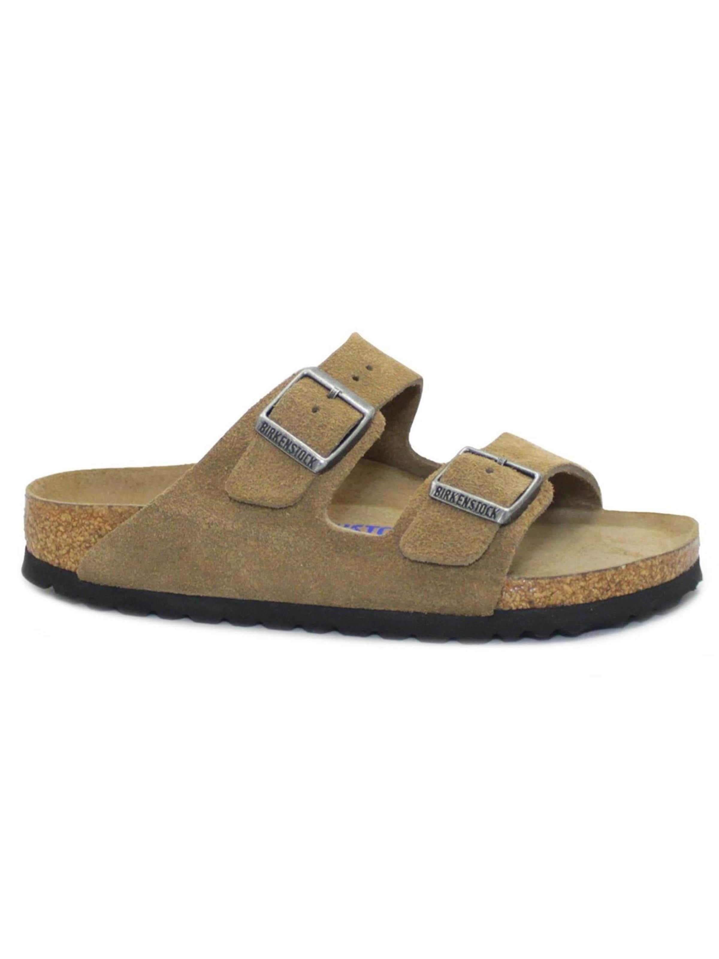 Zoccoletto di BIRKENSTOCK in beige: frontale
