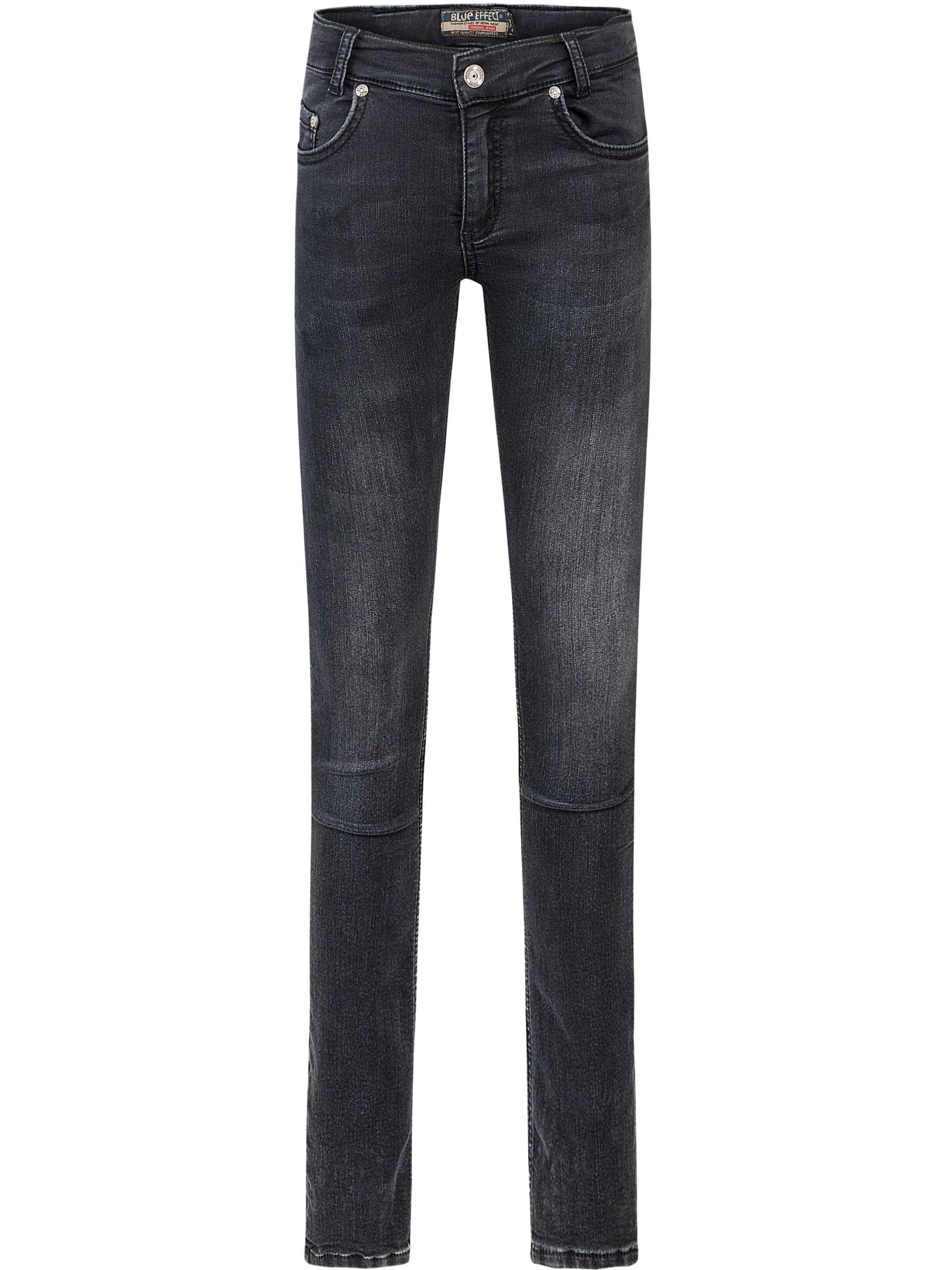 BLUE EFFECT Skinny Jeans 'Jeans Hose Skinny ultrastretch slim fit' in Black: front
