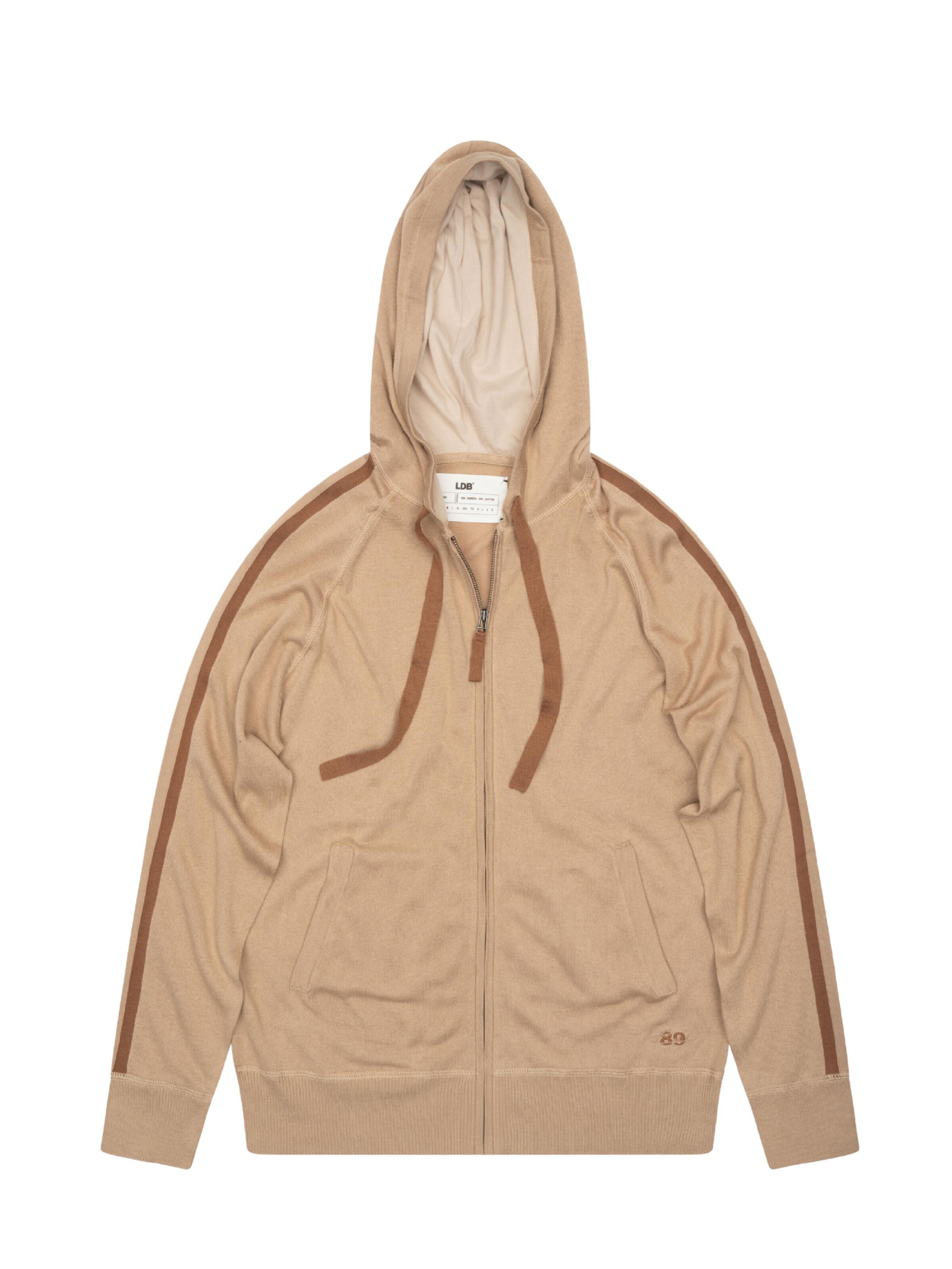Sweat-shirt 'Bamboo' LDB en beige : devant