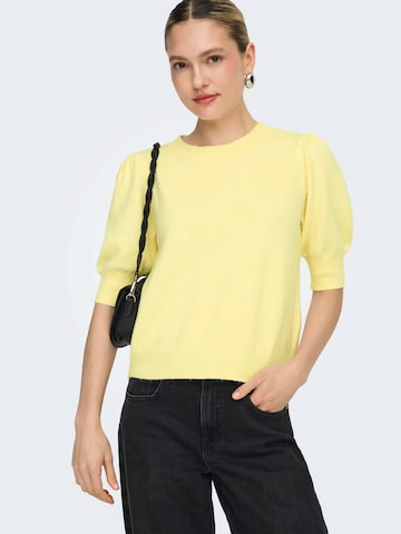 ONLY Sweter 'ONLRICA' w kolorze żółty