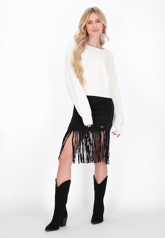 Pull-over IZIA en blanc