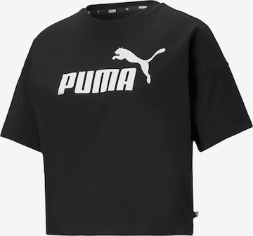 PUMA Funktionsshirt 'Essentials' in Schwarz: Vorderseite