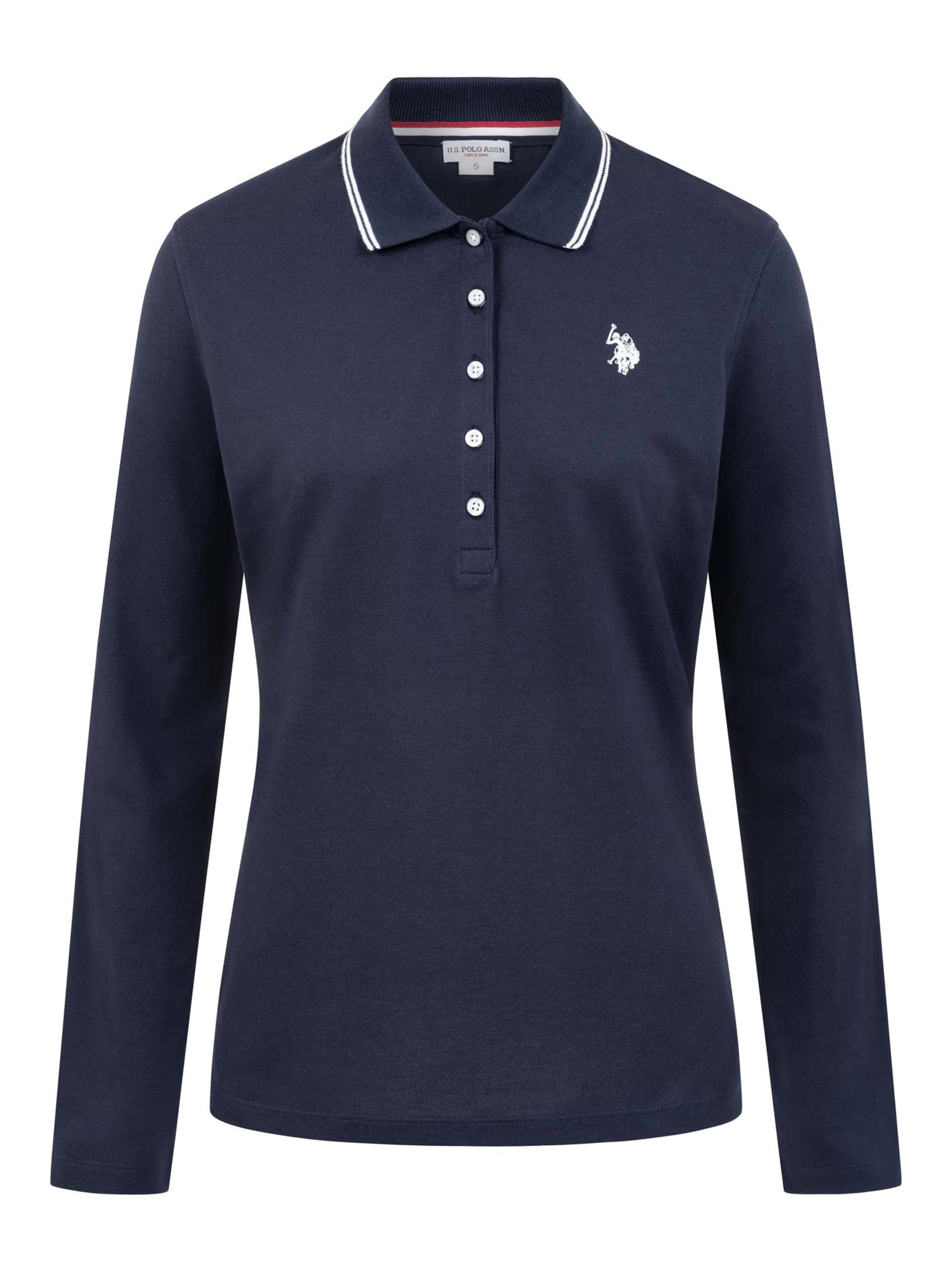 U.S. POLO ASSN. Shirt in Blauw: voorkant