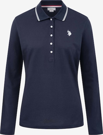 T-shirt U.S. POLO ASSN. en bleu : devant