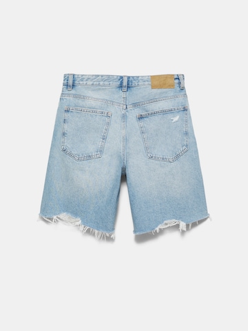 Pull&Bear Loosefit Jeans i blå