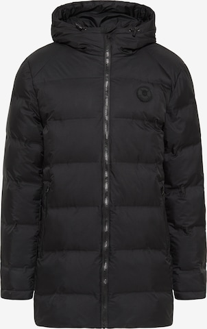 TUFFSKULL Winter Coat in Black: front