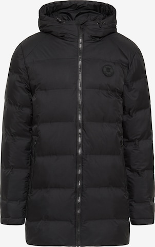 Manteau d’hiver TUFFSKULL en noir : devant