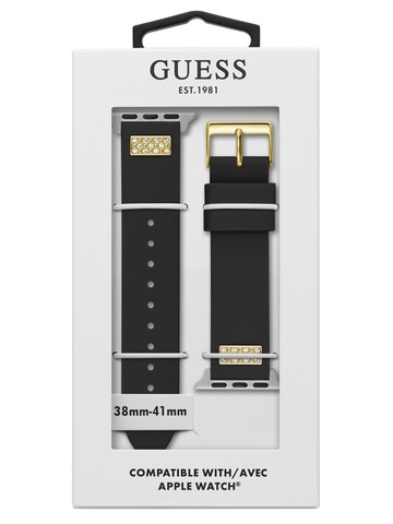 Bracelet GUESS en noir : devant