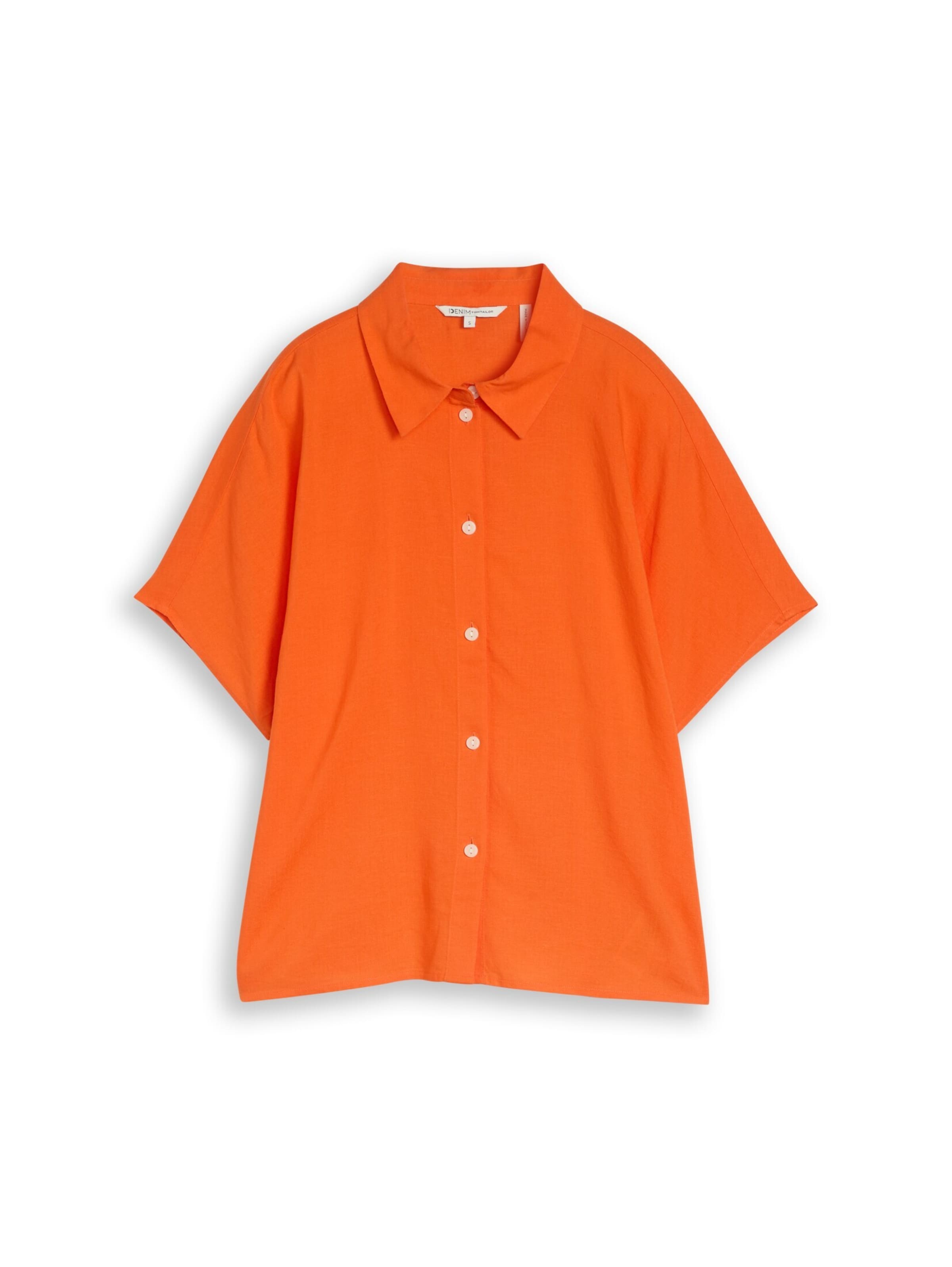 TOM TAILOR DENIM Blouse in Oranje: voorkant
