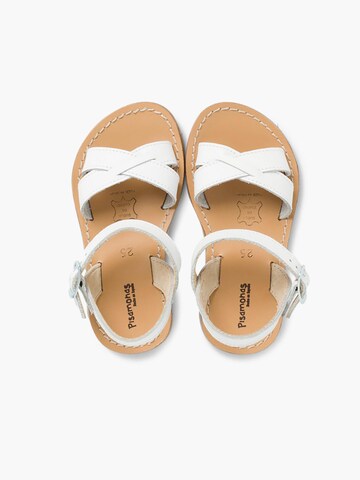 Sandales Pisamonas en blanc