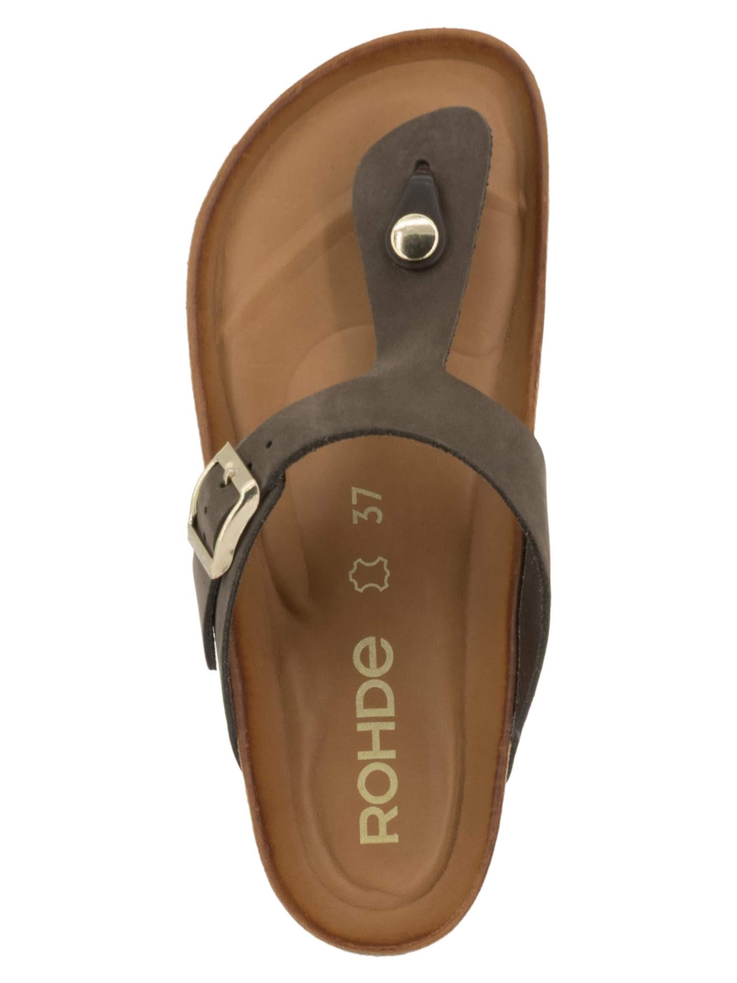 ROHDE Zehentrenner 'Alba' in Braun