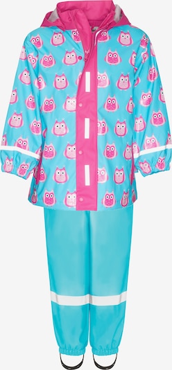 PLAYSHOES Tehničko odijelo 'Eulen' u tirkiz / roza / roza / crna, Pregled proizvoda