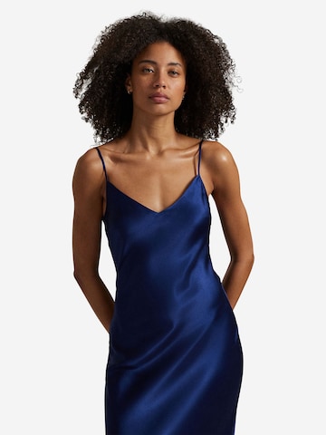Polo Ralph Lauren Nachthemd ' Heritage Silk ' in Blauw