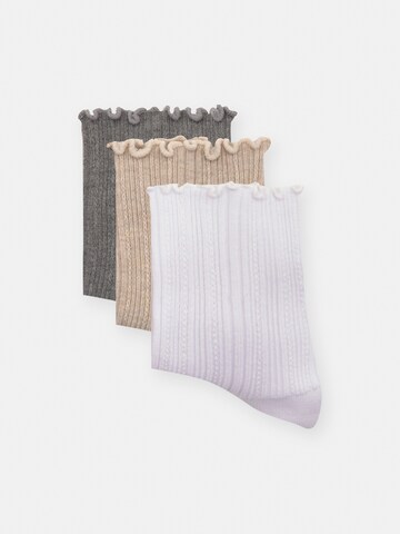 Chaussettes Pull&Bear en beige
