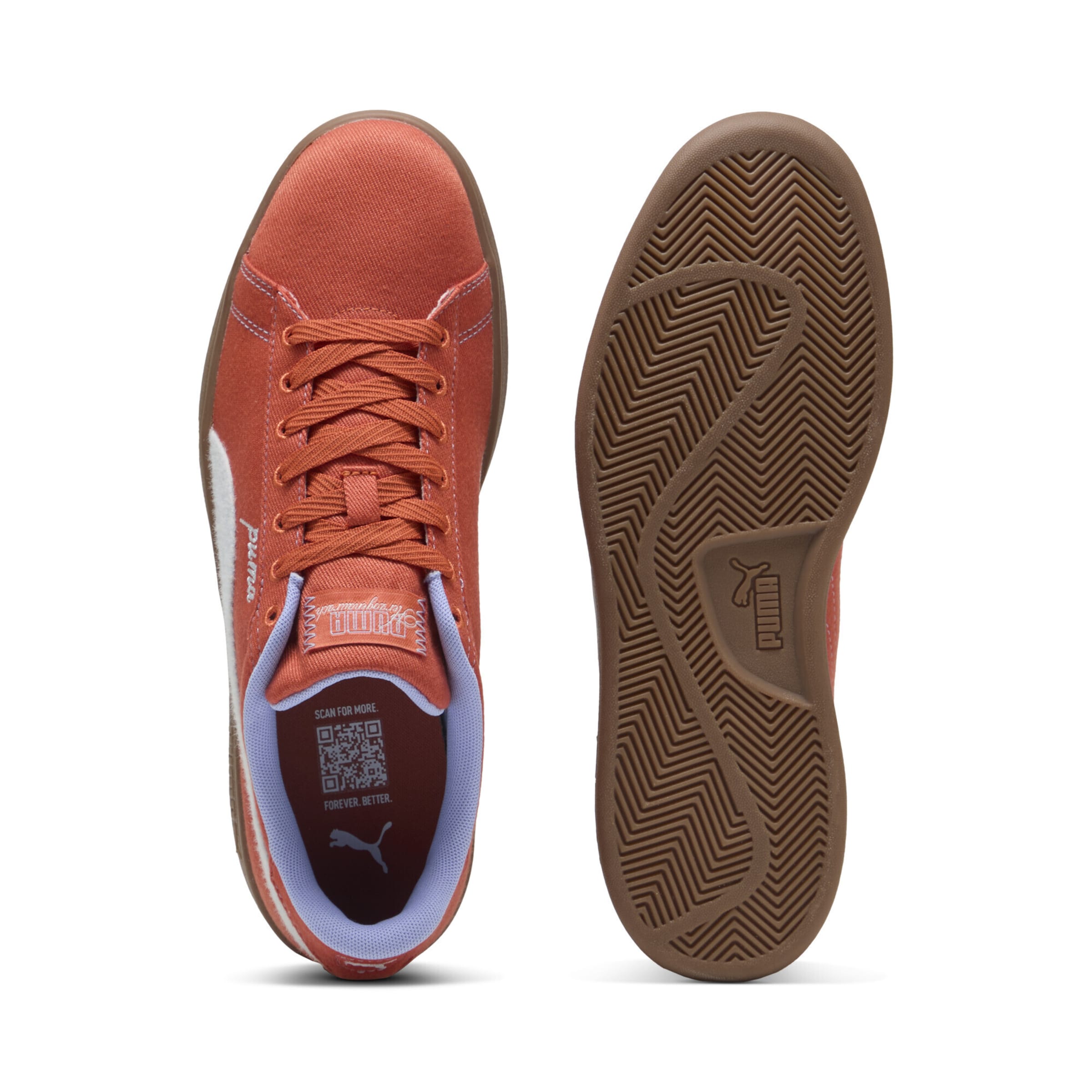 PUMA Platform trainers 'Smash 3.0 Etiqueta' in Orange
