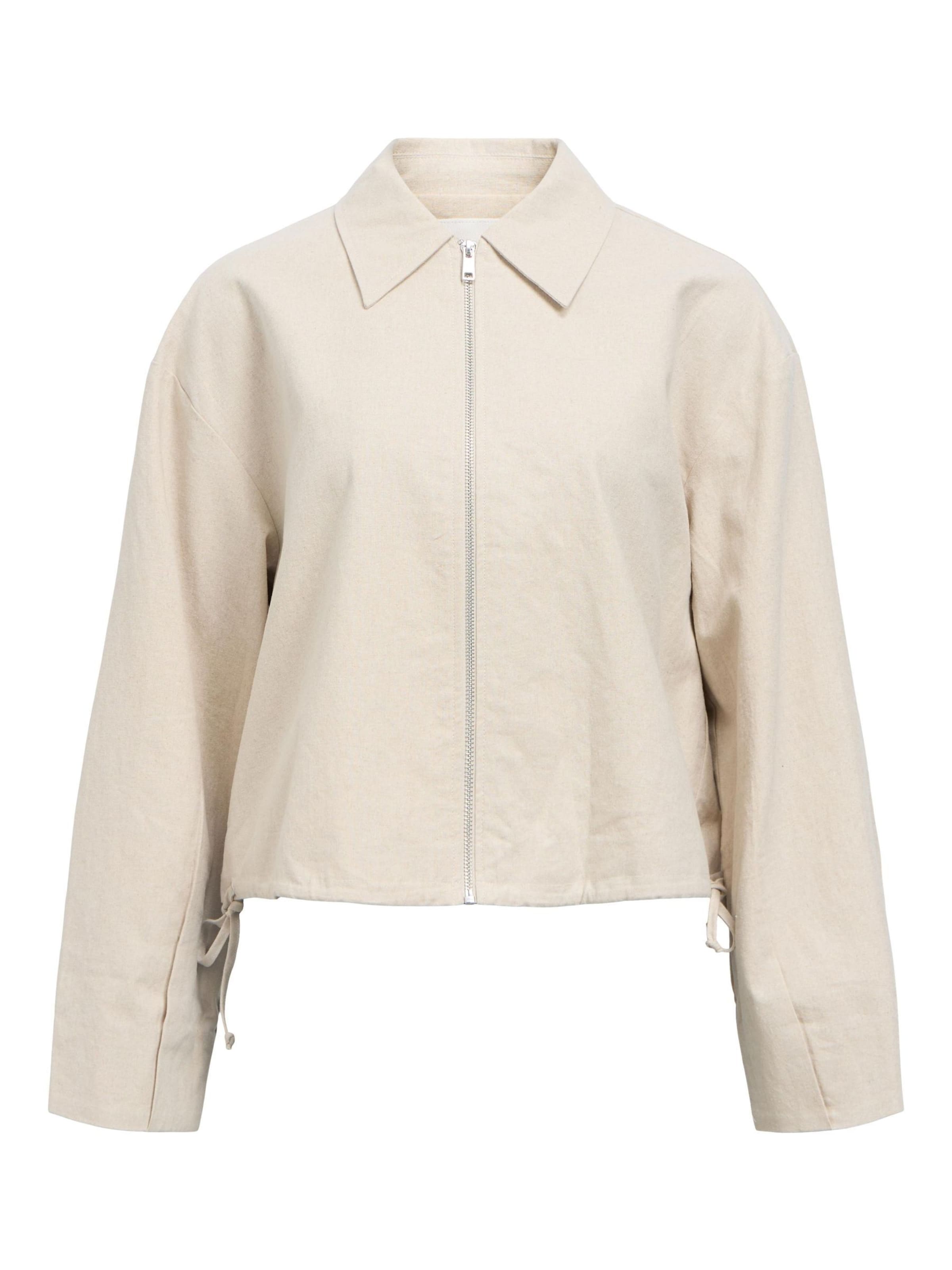 OBJECT Φθινοπωρινό και ανοιξιάτικο μπουφάν σε μπεζ: μπροστά