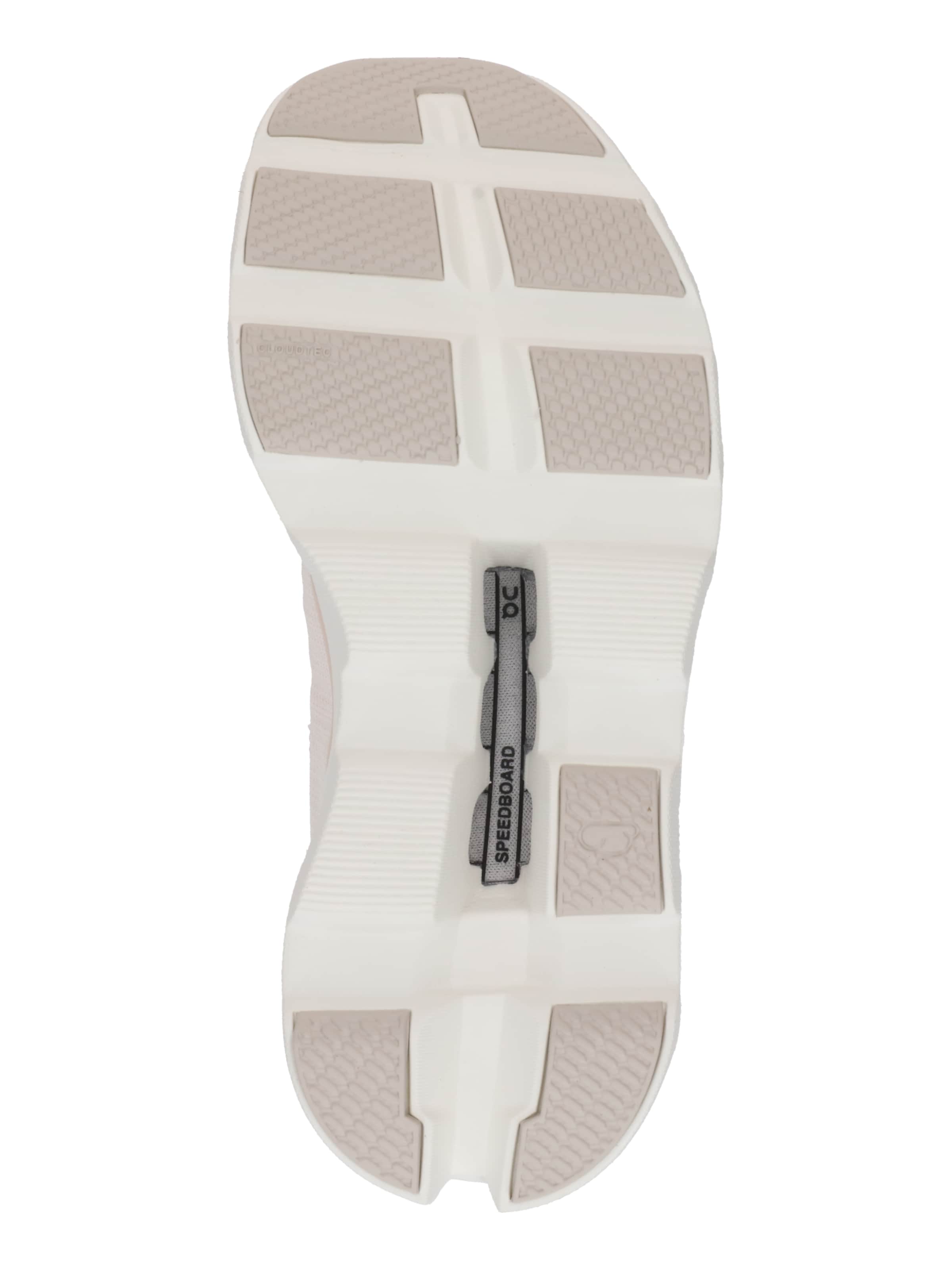 On Running Athletic Shoes in Beige