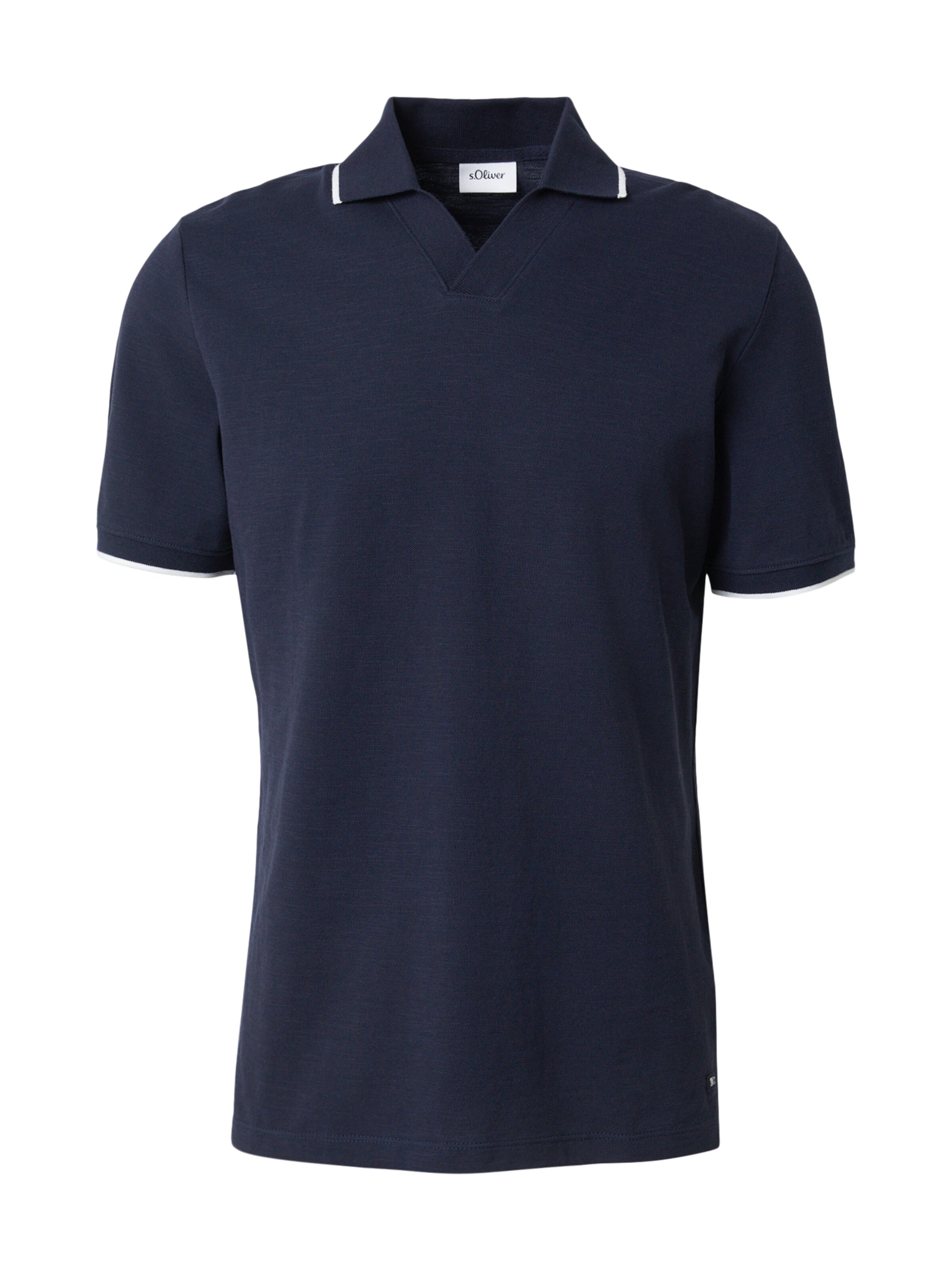 s.Oliver Тениска в синьо: отпред