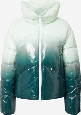 GUESS Zimní bunda 'ELEONORE' – zelená: přední strana