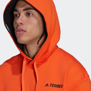 ADIDAS TERREX Athletic Sweatshirt in Orange