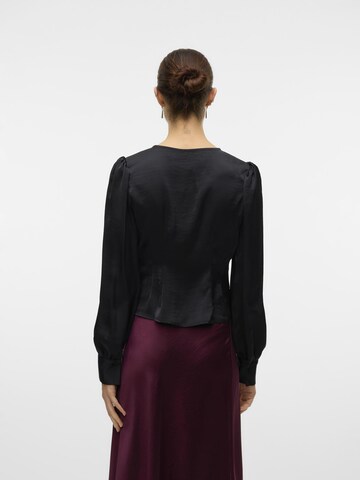 VERO MODA Bluse 'Rikke' i sort
