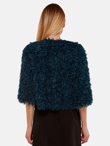 TOOche Between-Season Jacket 'Feder Frou-Frou' in Green