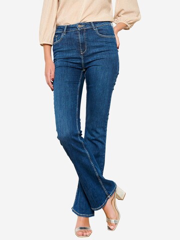 LolaLiza Bootcut Jeans in Blauw: voorkant