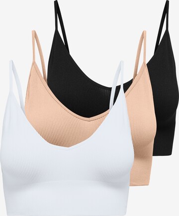 Soutien-gorge 'ONLVICKY' ONLY en beige : devant