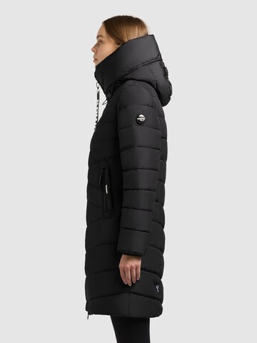 khujo Steppmantel in Schwarz