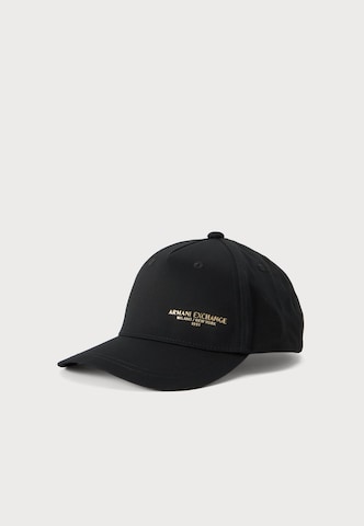 ARMANI EXCHANGE Cap in Black: front