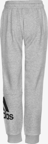 Effilé Pantalon de sport 'Essentials French Terry' ADIDAS SPORTSWEAR en gris