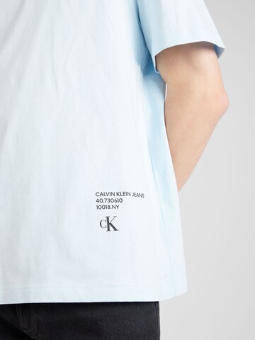 Calvin Klein Jeans T-shirt i blå