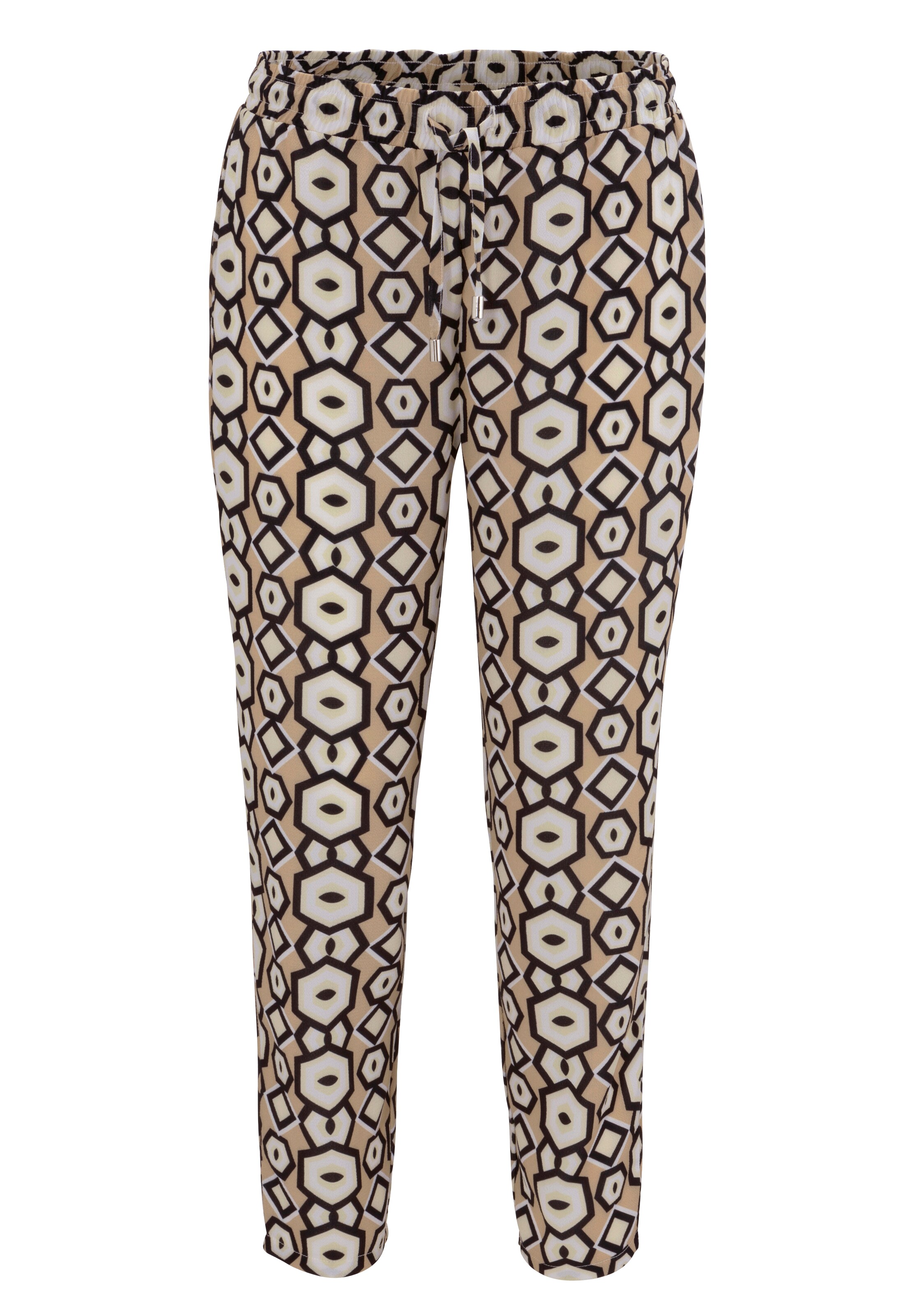 Aniston SELECTED Slim fit Pants in Beige: front