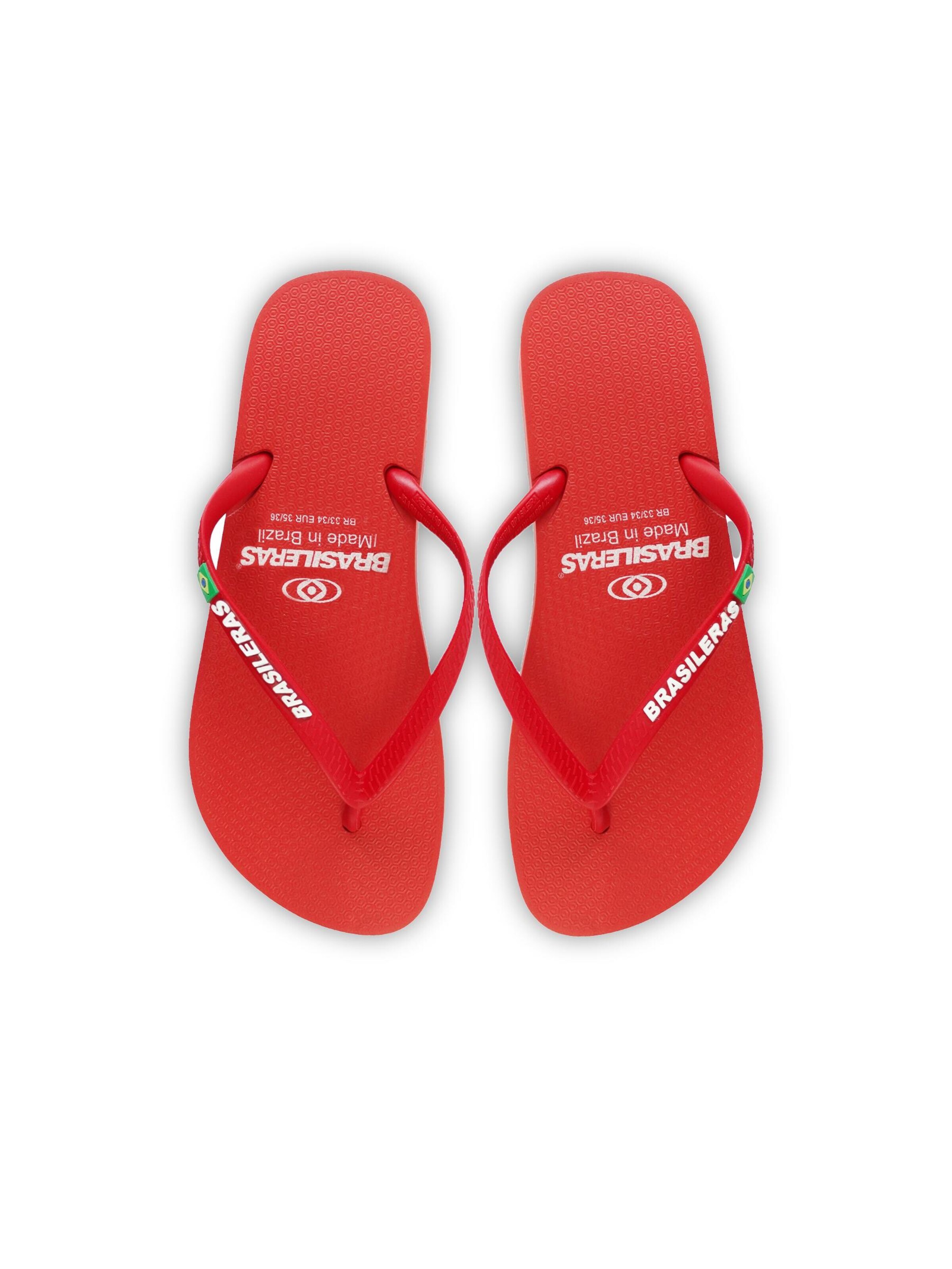 Brasileras - Sandalias de dedo 'Classic W SS19' en rojo