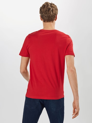 Coupe slim T-Shirt JACK & JONES en rouge