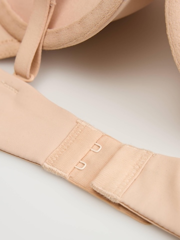 ESOTIQ - Push-up Sujetador 'Super-Push-up-BH 2 Size Up, glatte Cups Q1.04 abnehmbaren Trägern' en beige
