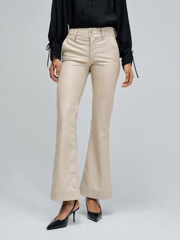 Salsa Jeans Flared ChinoHosen Secret in Beige: Vorderseite