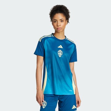 Maillot 'Sweden 25 Away' ADIDAS PERFORMANCE en bleu : devant