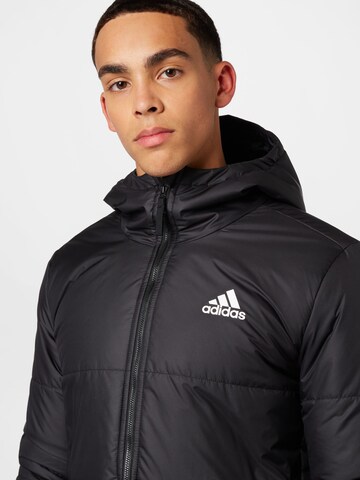 ADIDAS SPORTSWEAR Sports jacket 'Bsc 3-Stripes Insulated' in Black