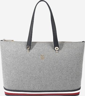 Shopper di TOMMY HILFIGER in grigio: frontale