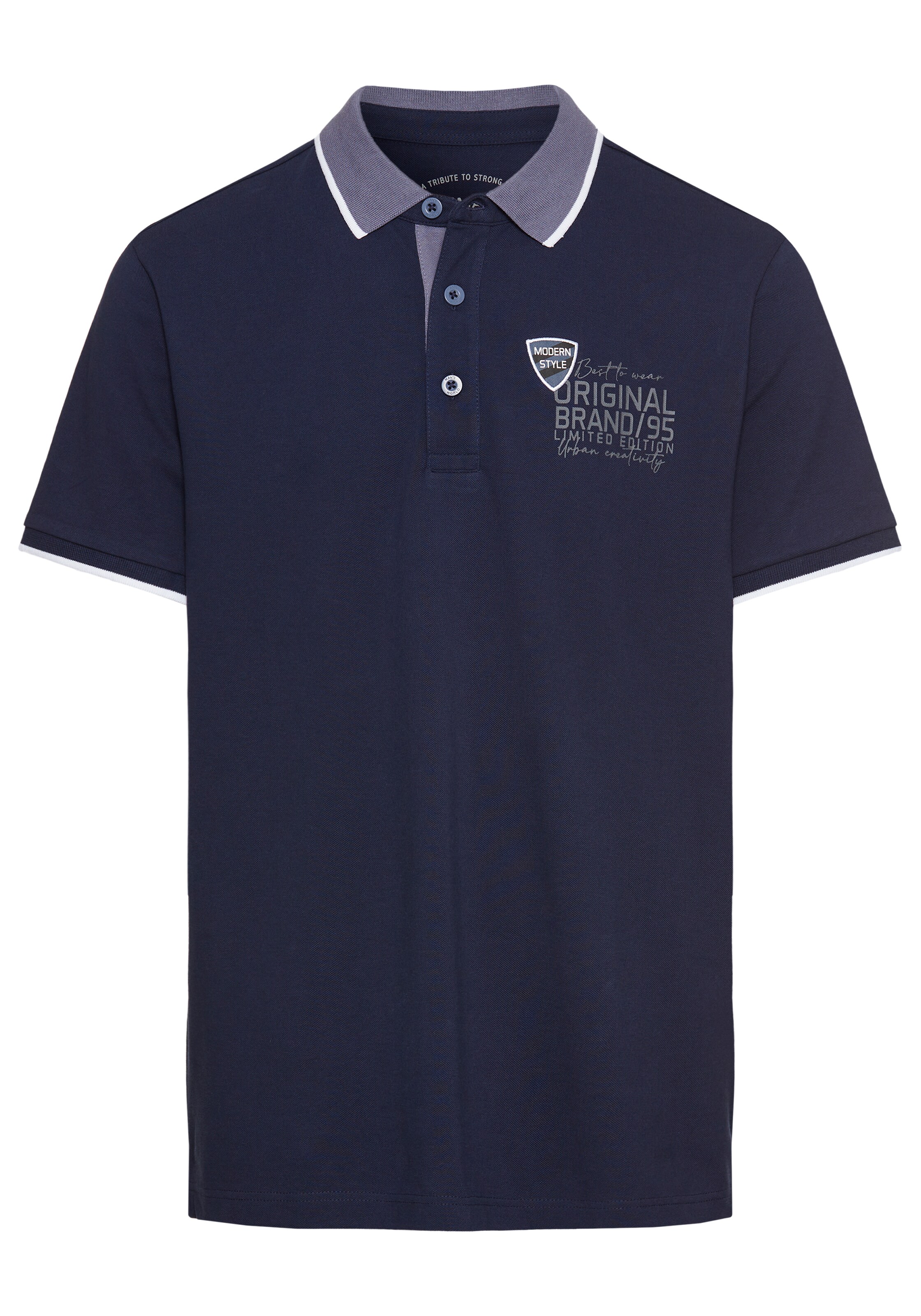 Man's World Shirt in Blue: front