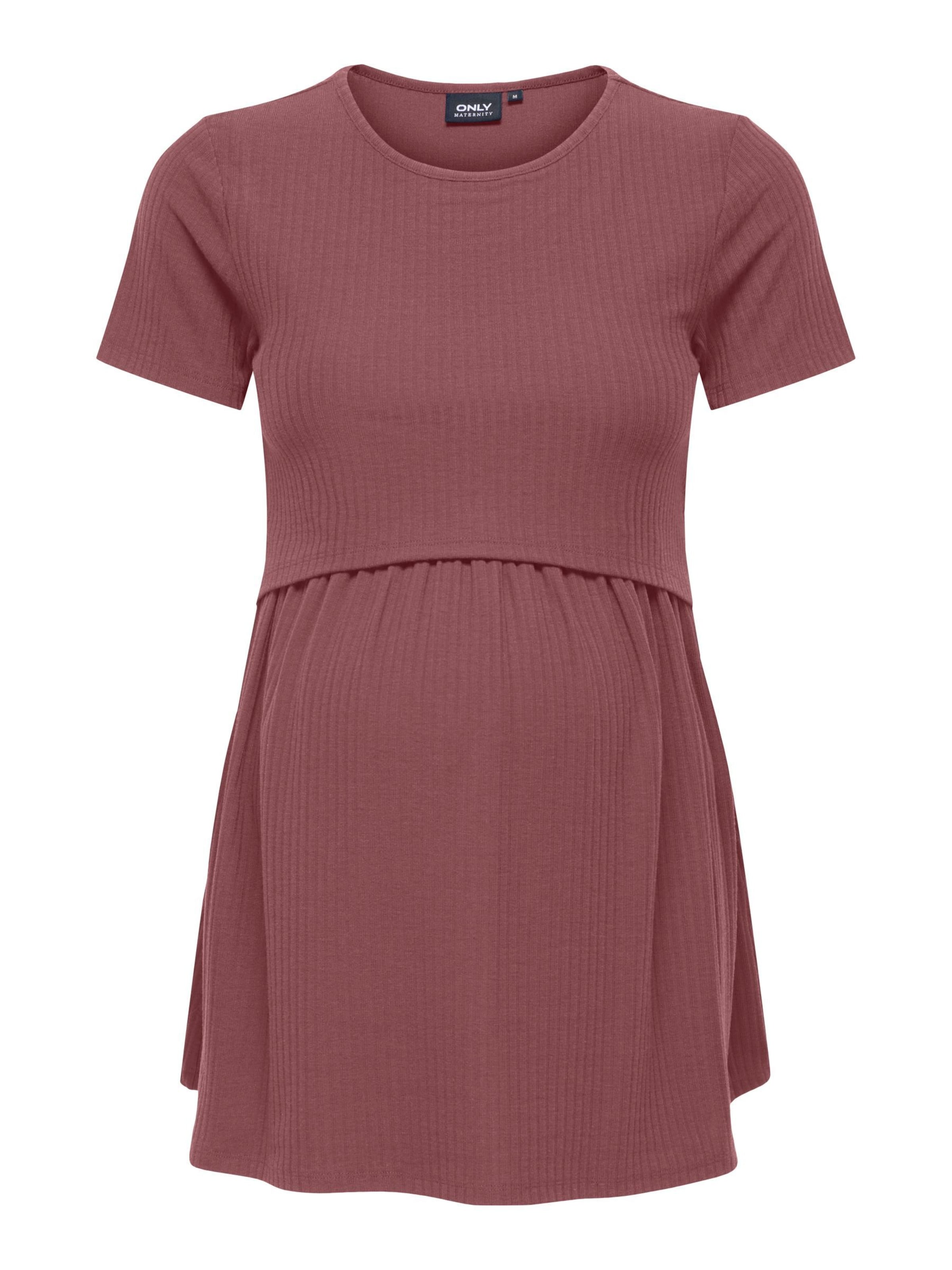 Only Maternity - Camiseta 'OLMMalaya' en marrón