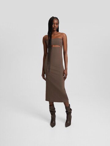 Bershka Dress in Brown