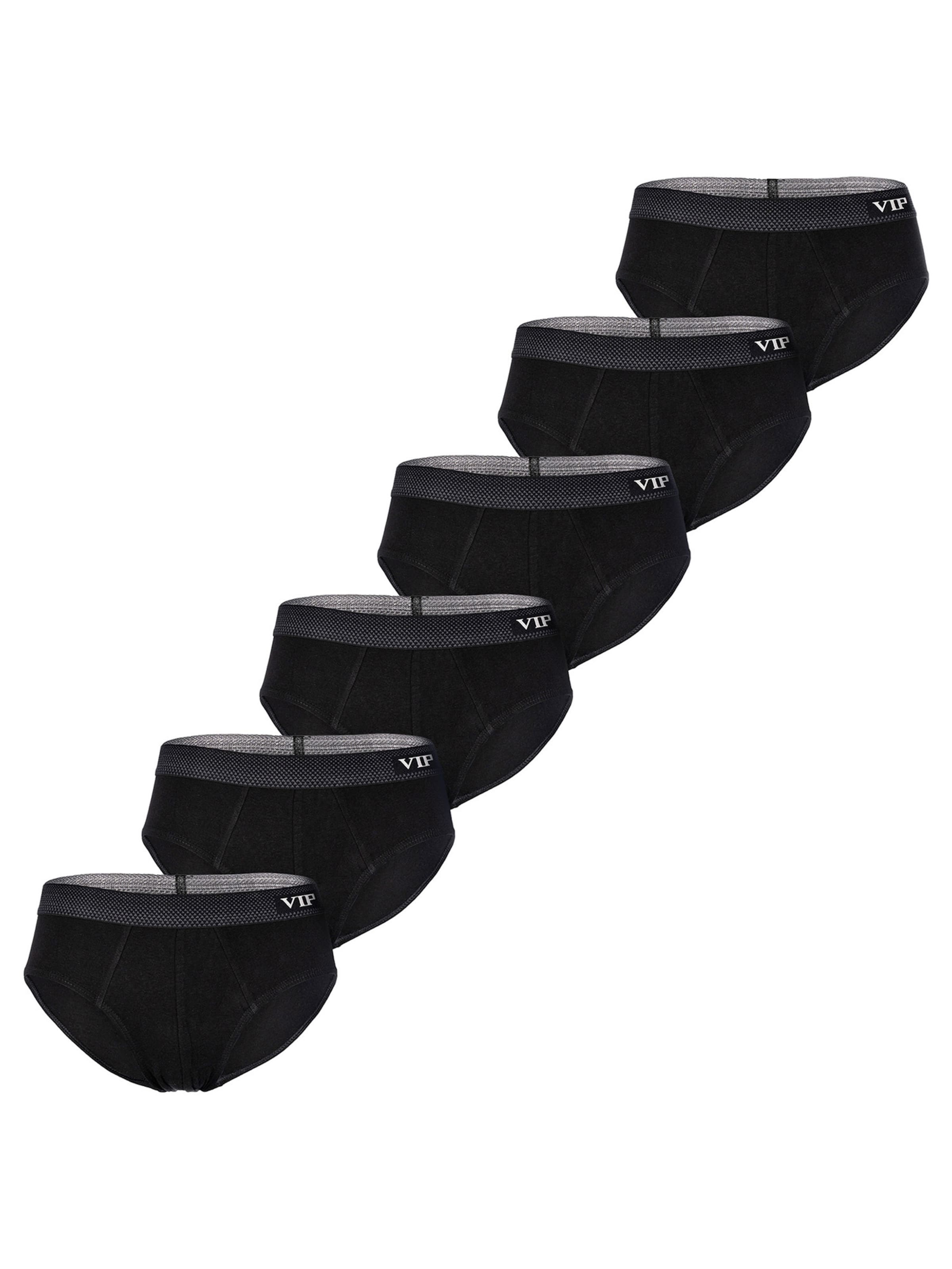 VIP Slip ' Premium Jersey Stretch ' in Black: front