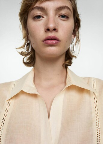 MANGO Bluse 'Sonia' in Beige