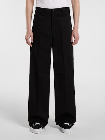 DICKIES Loosefit Nadrág - fekete: elől