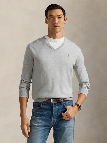 Pullover 'LS SF VN PP-LONG SLEEVE-SWEATER' di Polo Ralph Lauren in grigio: frontale