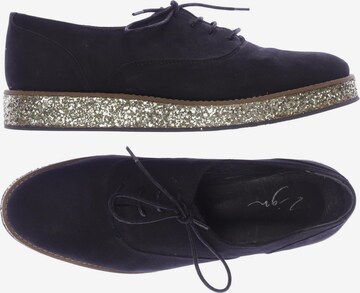 Zign Flats & Loafers in 42 in Black: front
