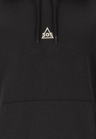 SOS Sweatshirt 'Majella' in Schwarz
